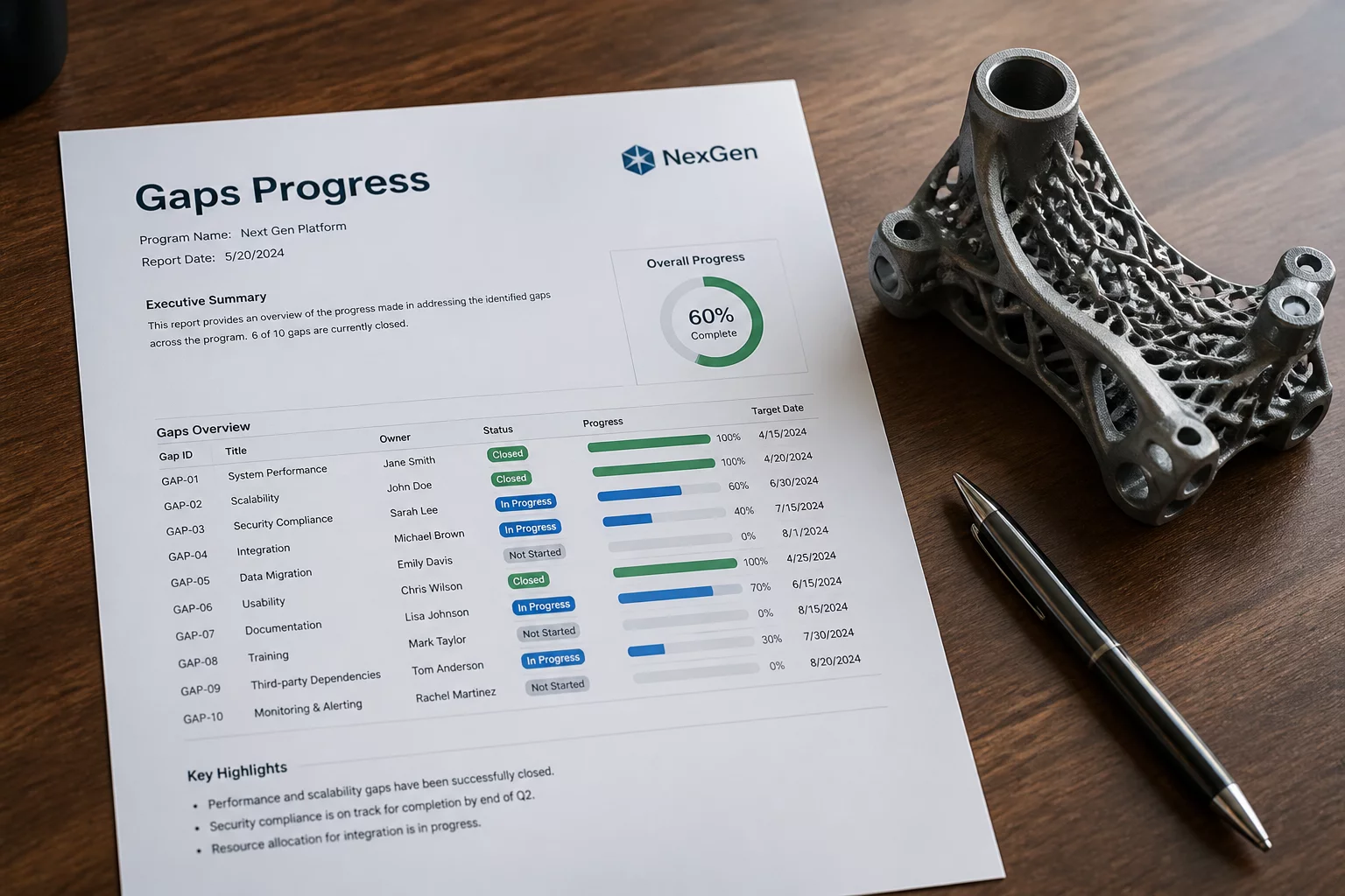 America Makes April 2026 Gaps Progress Report